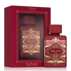 Lattafa Badee al oud Sublime rozig en fruity zoete geur